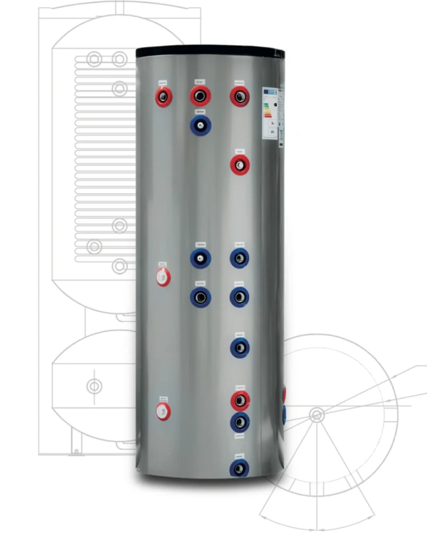 Zbiornik kombinowany 200L/ 60 Bufor