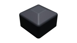 ZS-40X40-CZ - Zaślepka szyny 40x40 CZARNA