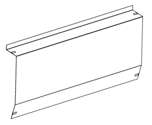 W-2378X230X0,5 - Wiatrownica 2378X230X0,5