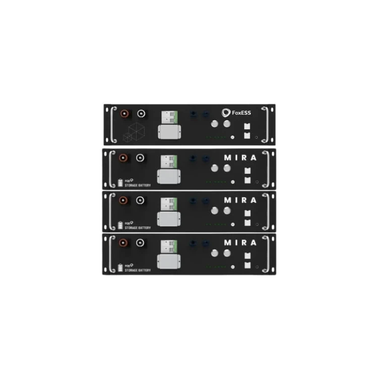 Magazyn energii FoxESS HS7.5 (BMS, 3 x moduł bateryjny) przód