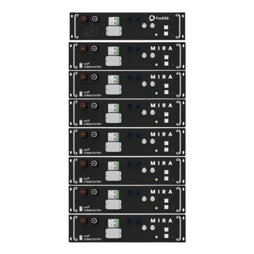Magazyn energii FoxESS HS17.5 (BMS, 7 x moduł bateryjny) przód