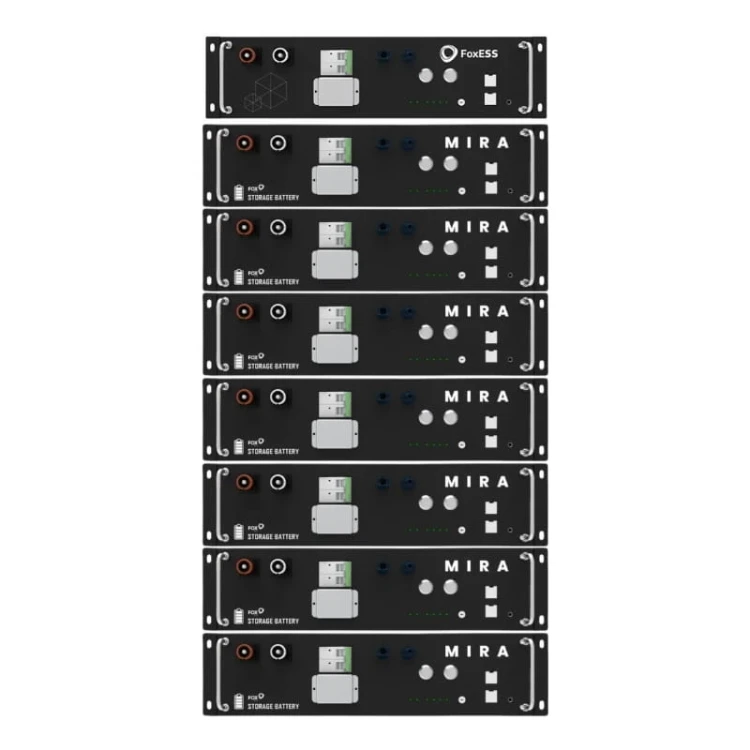 Magazyn energii FoxESS HS17.5 (BMS, 7 x moduł bateryjny) przód