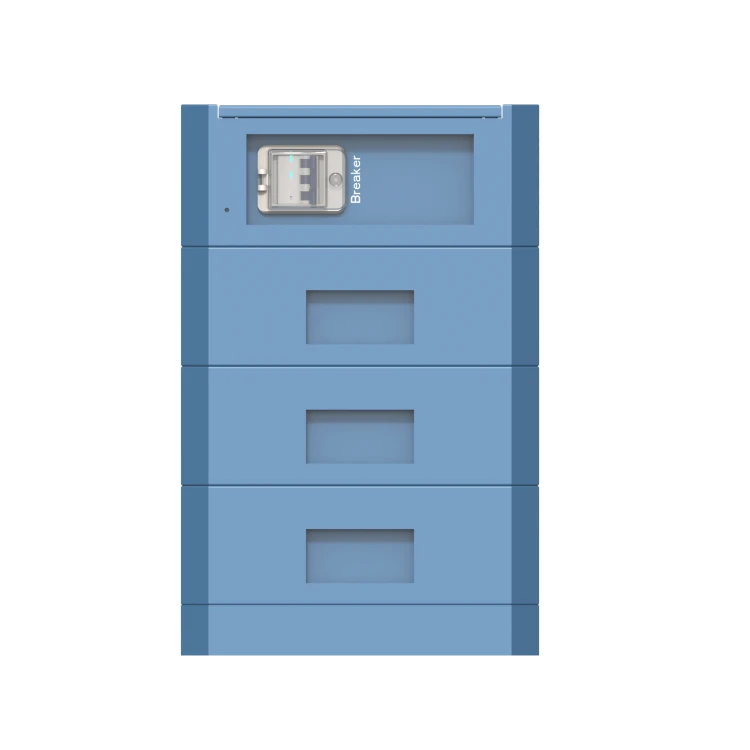Magazyn energii AI-HB 075A (BMS, 3 x moduł bateryjny) lewy bok