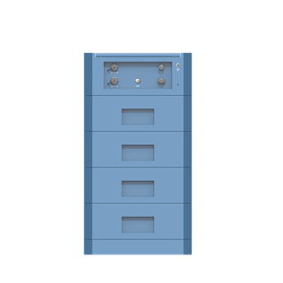 Magazyn energii AI-HB 100A (BMS, 4 x moduł bateryjny) prawy bok