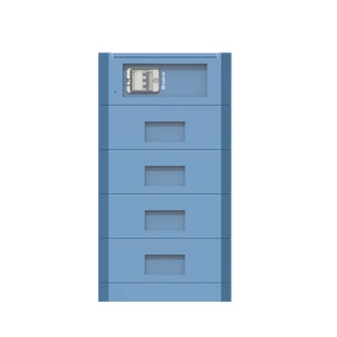 Magazyn energii AI-HB 100A (BMS, 4 x moduł bateryjny) lewy bok