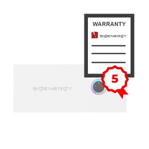Przedłużenie gwarancji 5 lat dla inwerterów trójfazowych Sigenergy o mocy 5-8kw